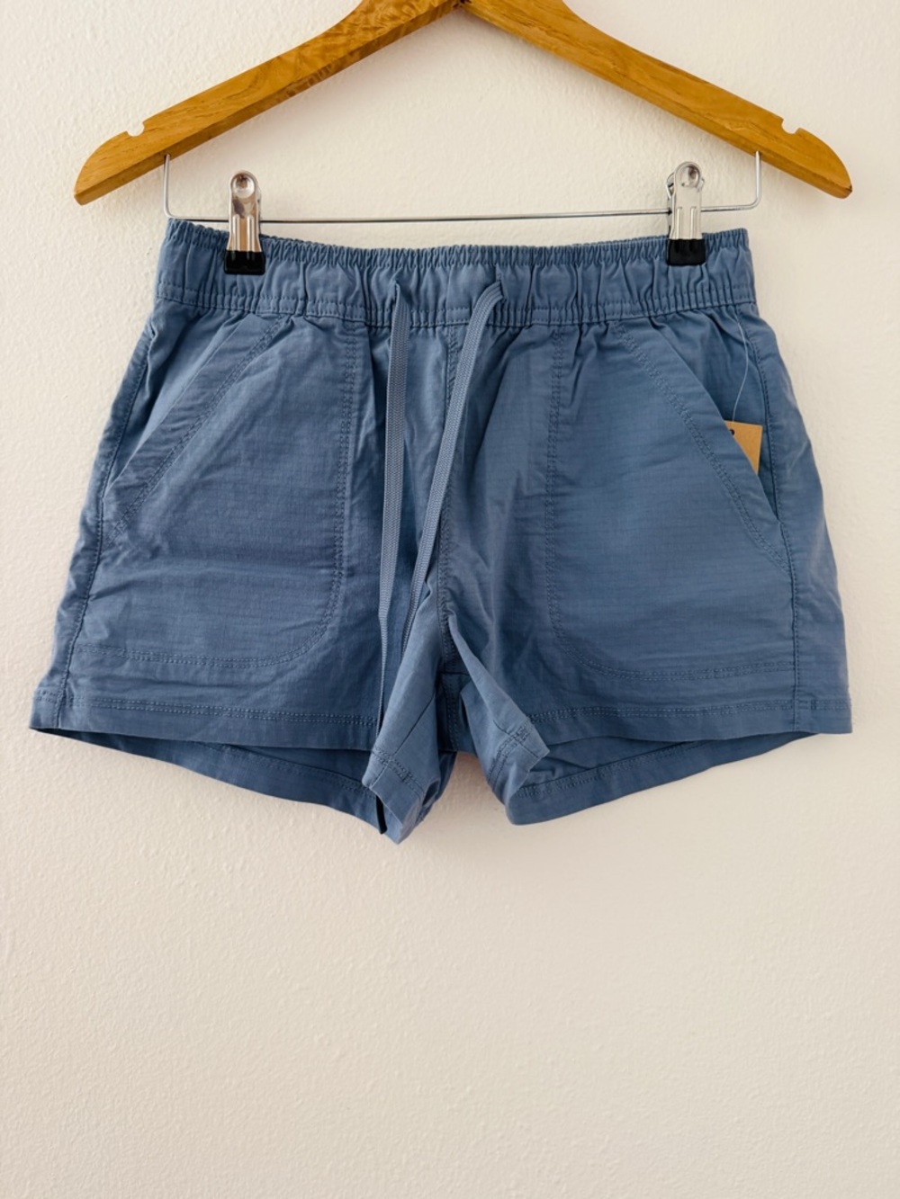 NWT Title Nine 3” Scout Ripstop Shorts - Light Blue - Picture 3 of 6